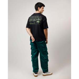 Utopia (TS) Short décontracté en jersey 100% coton 300 grammes, imprimé uni et sérigraphié, design vierge avec logo - Product Image 1