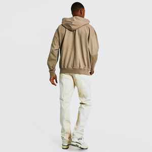 Sweat à capuche surdimensionné d'hiver 100% coton pour hommes de style unique en plusieurs couleurs pour une utilisation extérieure décontractée - Product Image 5