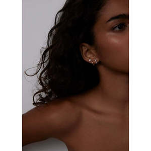 June Round Stud Diamond <b>Earrings</b> - Product Image 6