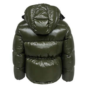 Lightweight <b>Packable</b> Puffer <b>Jacket</b> Quilted Warm Oversized Hooded Insulated Coat Stylish Streetwear Winter Fashion Outerwear - Product Image 2