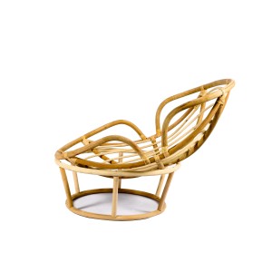 Chaise Papasan en rotin moderne et élégante avec rembourrage confortable pour la maison, l'appartement et la villa améliorent l'ambiance de l'hôtel dans le salon - Product Image 3
