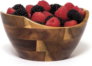 Customized Wooden Bowl for Wholesale Best Design & Round Shape Wooden Serving Bowl for Kitchen & <b>Table</b> Decoration Home Decor - Product Image 5