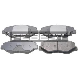 Set di pastiglie freno anteriori FEBEST (0301-RDF) - Product Image 1