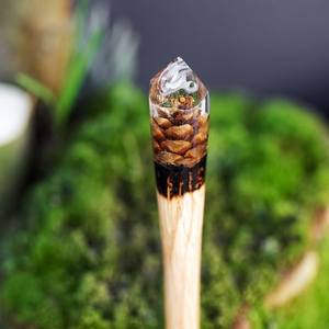 LE BÂTON DE MARCHE EN RÉSINE DE BOIS ANTIDÉRAPANT CONFORTABLE avec poignée multiforme pour les personnes âgées Rehabilitatio - Product Image 5