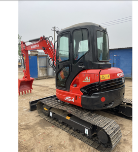 Mini excavadora usada de 5 toneladas con certificación CE, excavadora usada Kubota U55-4 de segunda mano en venta - Product Image 3