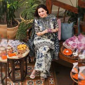 ชุดกางเกงผ้าเรยอนปักลายดอกไม้สำหรับงานแต่งงานมีหลายขนาด - Product Image 2