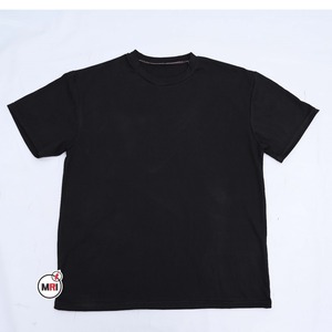 Espacios en blanco ultrasuaves de algodón hilado en anillo de secado rápido para mujer, camiseta teñida lisa de gran tamaño personalizada, ropa de calle con ajuste holgado, ropa de verano - Product Image 4