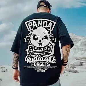 เสื้อยืดฮิปฮอปผ้าฝ้ายออร์แกนิกพรีเมี่ยมสำหรับผู้ชายพิมพ์ลายสกรีนออกแบบได้เองแฟชันโอเวอร์ไซส์ดีไซน์เก๋
