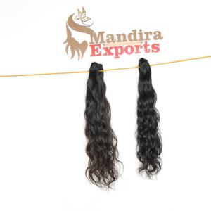 Extensiones de cabello natural negro de la mejor calidad 100%, sin procesamiento químico, cabello humano de Color negro recto de templo vietnamita - Product Image 4