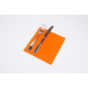 Tovaglioli Point-to-Point Arancioni 40x40cm, 50 Pezzi, 24 Confezioni, B2B - Product Image 1