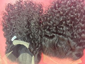 Extensiones de Peluca de doble dibujado de pelo virgen indio crudo auténtico paquetes colección templo suministro de cabello humano - Product Image 2