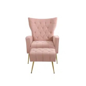 Sillón de Madera de Diseño Moderno con Asiento Confortable, Tapicería de Cuero y Relleno de Espuma para Sala de Estar, Restaurante, Cafetería, Decorativo - Product Image 5