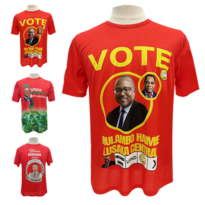 Hot Selling Custom Men's Printed Election Vote T-Shirt Custom <b>Blank</b> Plain Campaign T-Shirts - Product Image 5