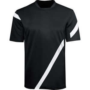 Camiseta de Fútbol Personalizada OEM Negra con Impresión Digital Transpirable de Alta Calidad, Nuevo Diseño Elegante con Logotipo, Camiseta de Fútbol Duradera - Product Image 1