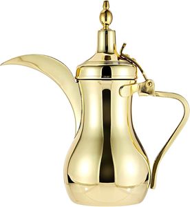Stainless Steel Arabic Dallah for Coffee Pot <b>Tea</b> Pot With Large Capacity Coffee <b>Kettles</b> for Office or Home kitchen accessories - Product Image 1