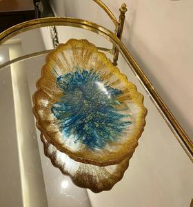 Ensaladera de resina epoxi de la mejor calidad, Frutero de resina de forma redonda decorativa, cuenco para servir de melamina de alta calidad, superventas - Product Image 3