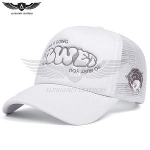 Gorra de Camionero Estilo Hip-Hop Bordada, Gorra de Béisbol Deportiva 100% Poliéster para Otoño e Invierno, Gorras Deportivas Hechas a Mano - Product Image 4