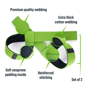 Protège-poignets de musculation colorés et réglables pour la salle de sport, logo personnalisé, épais - Product Image 4