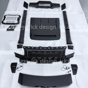 ชุดแต่งรอบคัน ABS พลาสติกสีดำพื้นฐาน สำหรับ Jetour T2 Traveler รุ่น <span class=keywords><strong>Warframe</strong></span> ประกอบด้วยกันชนหน้า ฝากระโปรง กันชนหลัง และสเกิร์ตข้าง - Product Image 3