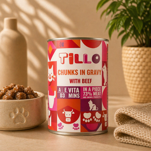 TILLO Nourriture humide pour chat en conserve - 415 g - Bœuf - Product Image 3