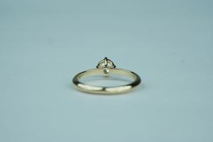 Bague Moissanite en diamant de laboratoire élégante coupe ronde VS1 clarté IGI SGL certifié or rose or argent exportation qualité vendeur - Product Image 5