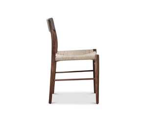 Cheap Modern Scandinavian Dining <b>Chair</b> with Solid Wood and Brown Finish Non-Foldable for Indoor/Outdoor Villa Use - Product Image 4