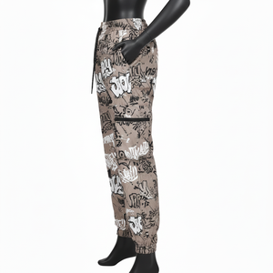 Pantalones Cortavientos para Mujer, Ligeros, de Tela de Poliéster Tejida, Impresión por Sublimación Completa, Logotipo Personalizado - Product Image 3