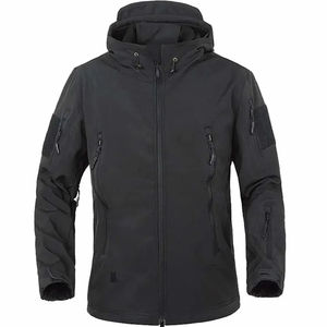 Chaqueta ligera con cremallera impermeable para hombre 2025 Softshell para hombre, chaqueta Softshell para hombre, ropa deportiva transpirable de nailon - Product Image 4