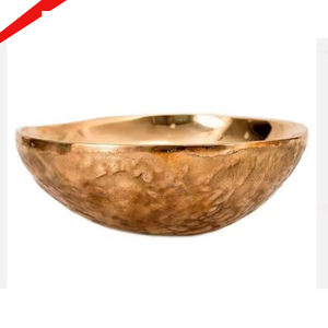 Cuenco para servir frutas y verduras de pájaros voladores de Metal de aluminio niquelado hecho a mano decorativo para el hogar - Product Image 4