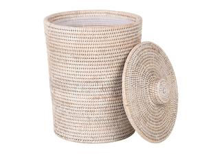 Cesta de basura de ratán hecha a mano marrón natural de nuevo diseño, cesta de almacenamiento hecha en Vietnam para Baño - Product Image 2