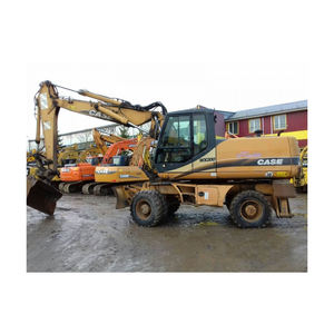 Case pelle sur roues machine hydraulique fiable équipement de construction efficace pour les projets routiers creuser tâches de chantier de levage - Product Image 4