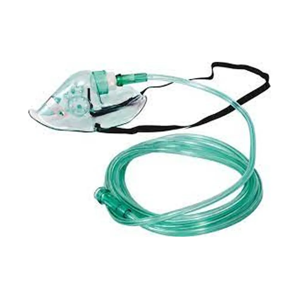 Top Selling Disposable Medical Silicone Nebulizer Oxygen Breathing Face Mask with Tube for Adult Children