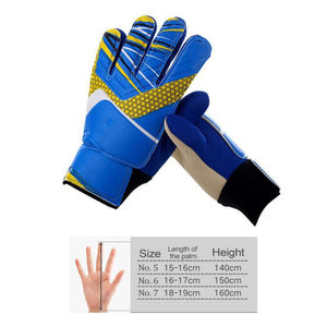 Guantes de Portero con Logotipo Personalizado, Guantes de Portero de Alta Calidad con Protección Extra para los Dedos, Guantes de Portero de Práctica, Soporte OEM para Guantes de Portero - Product Image 4