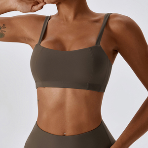 Soutien-gorge de sport pour femmes sans manches, respirant et à séchage rapide, avec logo personnalisé, vêtements de fitness en Offre Spéciale au design unique et personnalisé - Product Image 2
