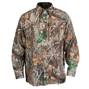 Camisa de Camuflaje de Manga Corta al por Mayor, Camisa Polo de Manga Corta con Bolsillos con Cremallera en las Mangas - Product Image 5