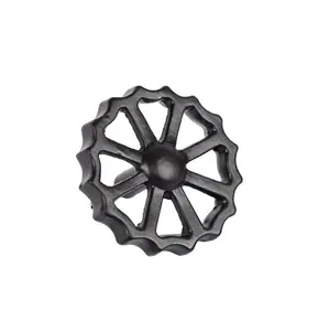 Cast iron wheel design knob <b>pull</b> drawer cabinet <b>for</b> <b>home</b> dresser door cabinet furniture decorative kitchen wardrobe handle knobs - Product Image 1