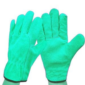 Guantes DE TRABAJO resistentes para hombres Anti-impacto Características antiestáticas Cuero de vaca personalizado Full-Palm Cow Split Leather Fábrica al por mayor - Product Image 1