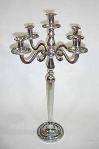 แท่นวางเทียนทันสมัยแบบพรีเมียมสีโบราณของตกแต่งงานแต่งงานของตกแต่งโต๊ะวางกลางโต๊ะเชิงเทียนที่วางเทียนสไตล์วินเทจ - Product Image 5