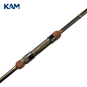 <span class=keywords><strong>Canne</strong></span> à pêche à la <span class=keywords><strong>carpe</strong></span> en carbone OEM 3,<span class=keywords><strong>6</strong></span> m en 2 brins, action parabolique 3,0 lb avec guides SiC et poignée fendue en EVA marron - Product Image 3