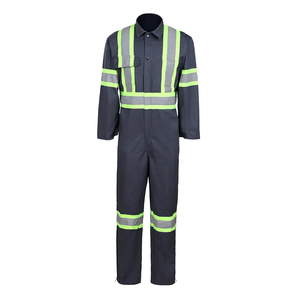 Combinaisons de travail réfléchissantes pour hommes sur mesure, combinaisons de sécurité en gros à bas prix, combinaisons de sécurité légères et fonctionnelles - Product Image 1
