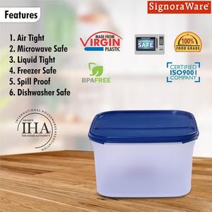 Conteneur carré en plastique de qualité supérieure pour une organisation et une visibilité faciles des aliments, des collations et des repas, disponible pour une distribution mondiale - Product Image 4