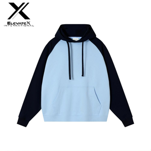 Sweat à capuche thermique surdimensionné pour homme en molleton 100 % coton multicolore personnalisé avec impression de logo et caractéristiques écologiques - Product Image 2