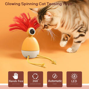 Özel otomatik kedi oyuncak kendini oynamak için elektronik hareketli USB şarj edilebilir eller serbest kedi oyuncaklar zihinsel stimülasyon zenginleştirme için - Product Image 5