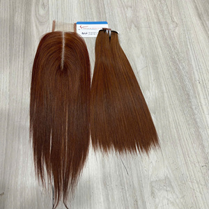 Fournisseur de cheveux naturels, cheveux vietnamiens naturels, extensions de cheveux humains lisses, trame double, couleur naturelle - Product Image 5