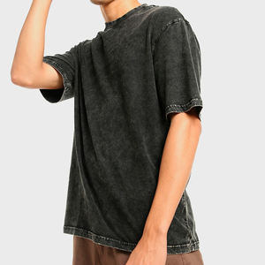 Camisetas Personalizadas de Alta Calidad para Hombre, Estilo Vintage, Impresión DTG, 100% Algodón Orgánico, Tallas Grandes, Transpirables, Ecológicas, Resistentes a los Ácidos - Product Image 5