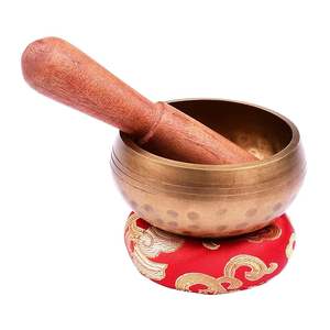 Best Theme Chakra With <b>Wooden</b> <b>Mallet</b> for Meditation Exercise Kitchenware Bowl Wholesale Bulk Supplies Tibetan Singing Bowl - Product Image 5