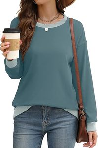 Nueva sudadera para mujer, ropa informal, sudadera de talla grande, ajuste cómodo de gran tamaño - Product Image 6