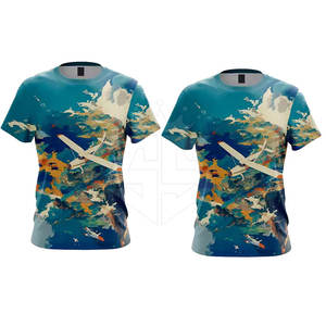 เสื้อยืดกีฬาสำหรับผู้ชายไซส์พิเศษเสื้อยืดสีล้วนสำหรับใส่สบาย - Product Image 2