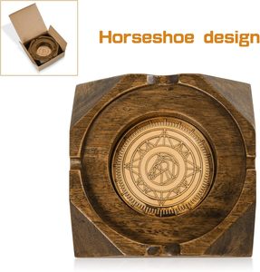Cenicero de Madera Hecho a Mano Personalizado de Primera Calidad para Regalos para Hombres y Accesorios para Cigarros - Product Image 3