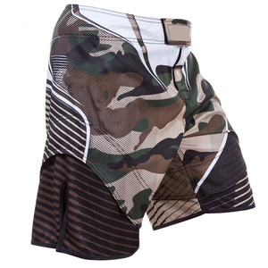 กางเกงขาสั้น MMA พิมพ์ลายซับลิเมชันสำหรับผู้ชายกางเกงขาสั้นสำหรับฝึกศิลปะการต่อสู้ระบายอากาศ - Product Image 6